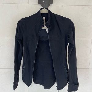 Black lululemon define full zip jacket